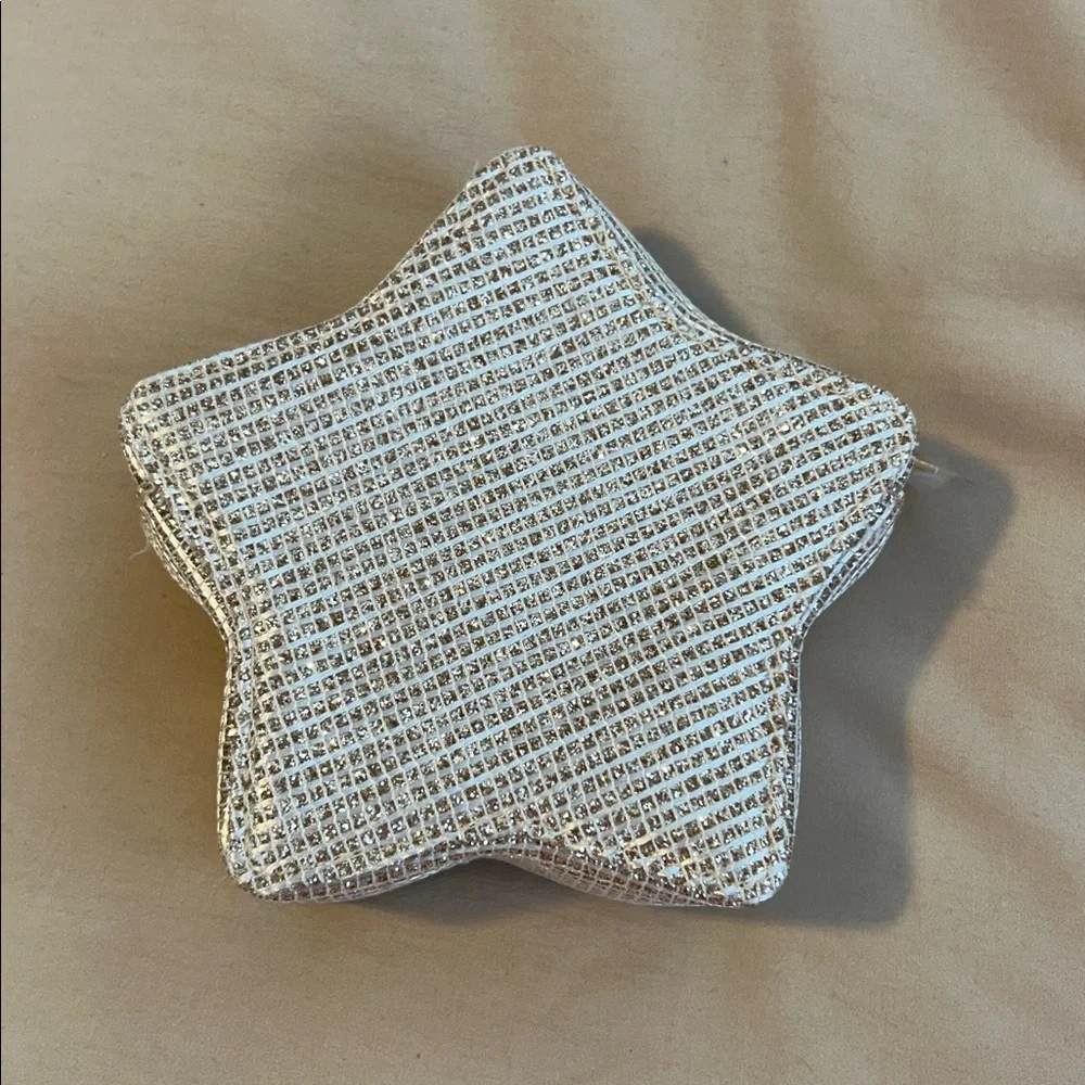 ✨ Dior Beauty Limited Edition Holiday Rhinestone Star Pouch / Mini Bag ✨